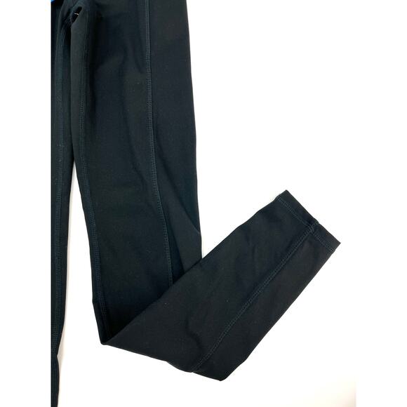 2PC DKNY T-Shirt & Cotton:On Full Length Black Tights Workout Gym Set XS NWT - Picture 2 of 7